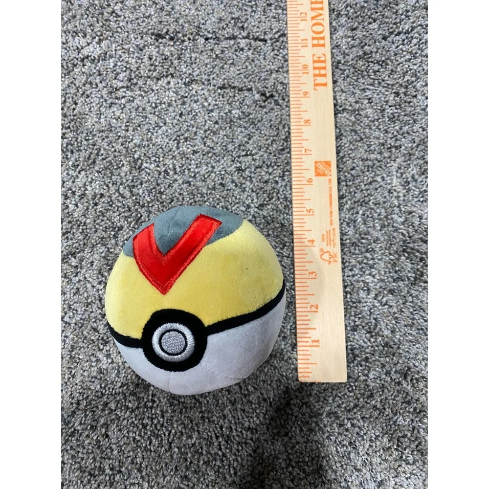 Pokemon Level Ball Plush Unisex Small Yellow Excellent Johto Poke Ball Toy